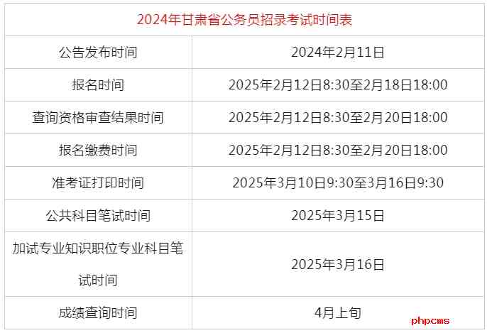 2025����๫��Ա���Կ���ʱ�䰲�ű�